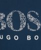Hugo Boss longsleeve koszulka na długi rękaw męska granatowa duże logo